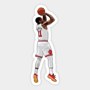 Demar DeRozan Vector Shot Sticker